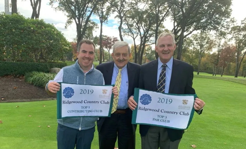 Ridgewood Country Club is the Caddie Scholarship Foundation Club of the Year