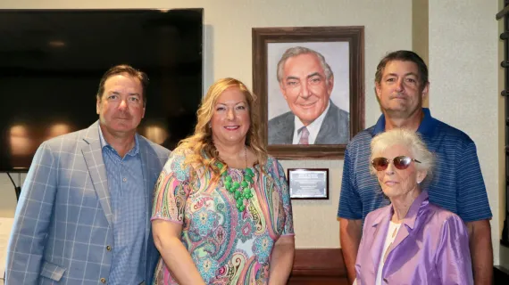 John B. Murray Honored in NJSGA Conference Room and Portrait Dedication