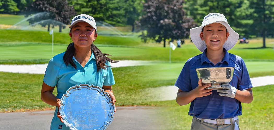 Meng Claims Junior Girls’ Championship; Feng Survives Playoff to Win Boys Championship