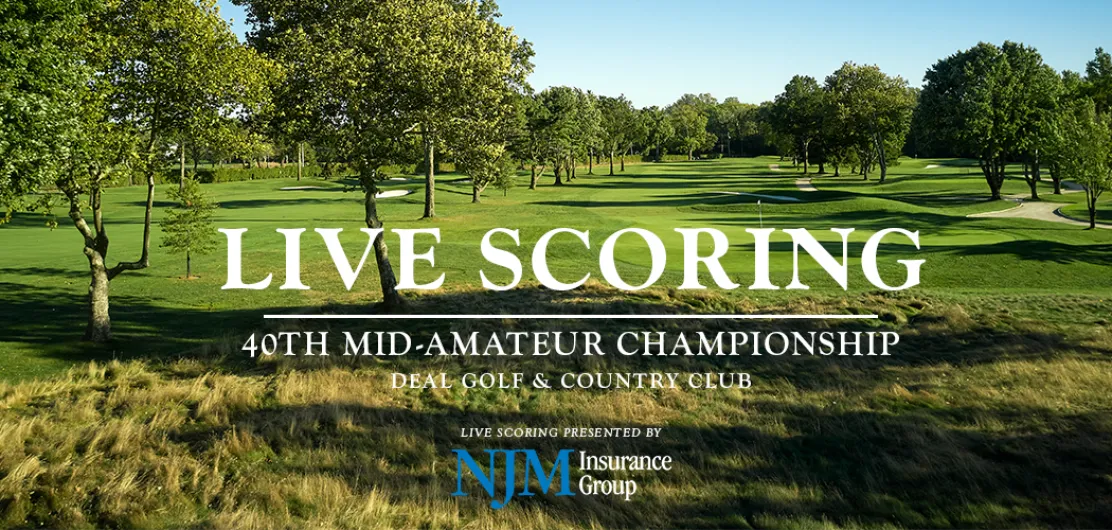 Live Scoring - 40th Mid-Amateur Championship at Deal G&CC