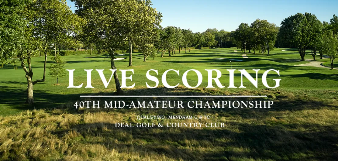 Live Scoring - 40th Mid-Amateur Qualifying - Mendham G&TC