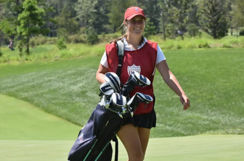 Morgan Delaney of Union League National; A J. Wood Platt and NJ Caddie Scholar Recipient