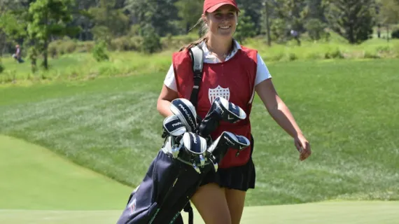 Morgan Delaney of Union League National; A J. Wood Platt and NJ Caddie Scholar Recipient