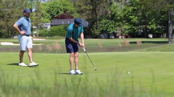 Arbes and King Pick Up Medalist Honors; Match Play Set at 92nd Four-Ball Championship