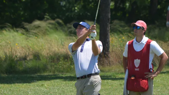 Lindholm Sets Course Record, Match Play Bracket Set at 41st Mid-Amateur Championship