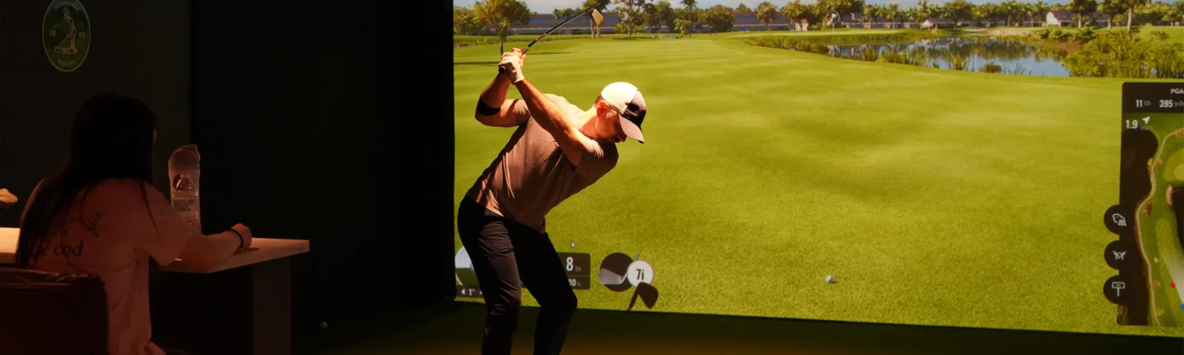 Indoor Action at Golf Republic