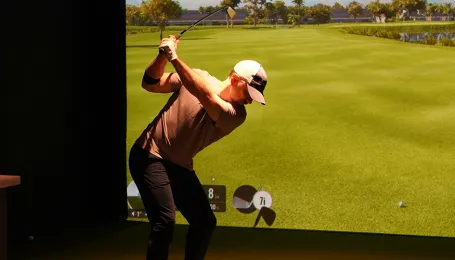 Indoor Action at Golf Republic