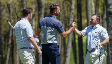Vannucci, Hollins and Brandt, Vahey Pace Field into Match Play at 94th Four-Ball Championship
