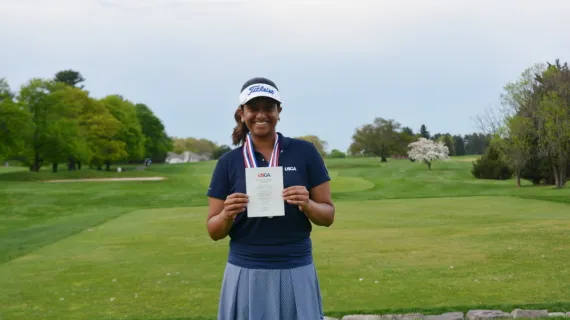 Megha Ganne is medalist; qualifies for 74th U.S. Women's Open