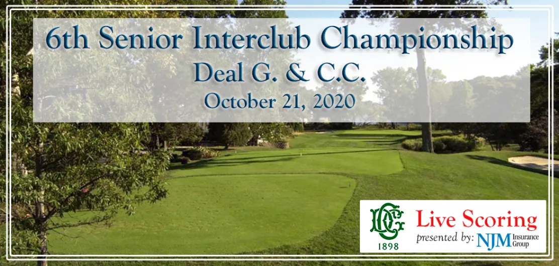 6th Senior Interclub Championship Live Scoring