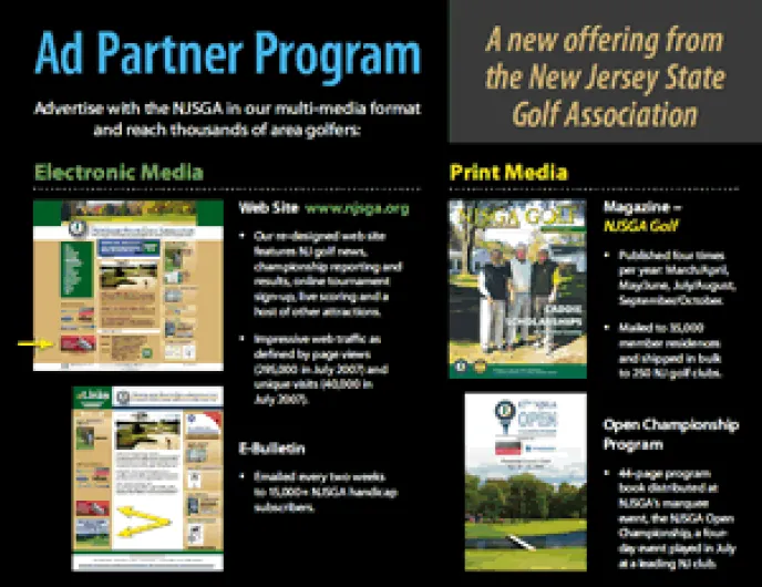 NJSGA Announces New Advertising Partners Program