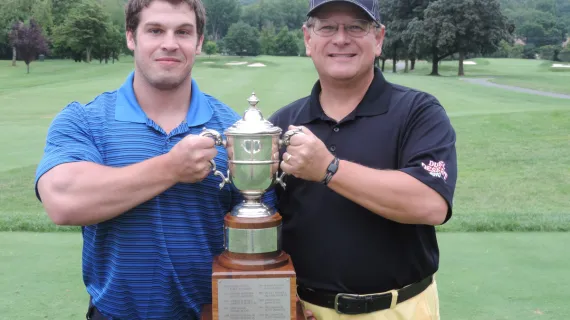 Kruegers Win 91st NJSGA Father & Son At Glen Ridge C.C.