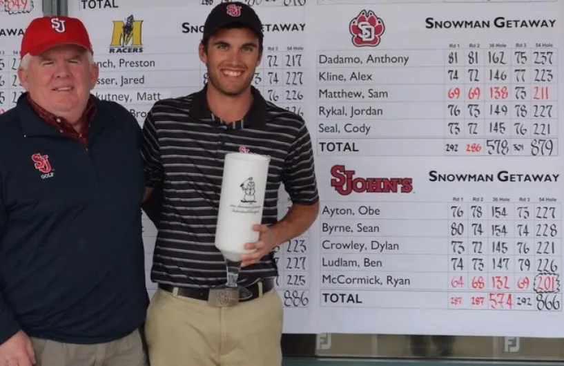 Former Amateur Champion Ryan Mccormick Wins College Opener