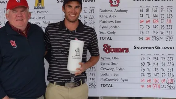 Former Amateur Champion Ryan Mccormick Wins College Opener