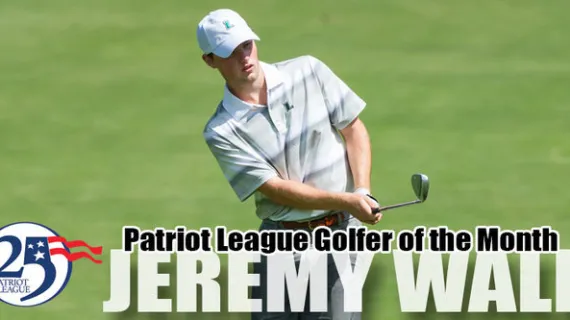 Jeremy Wall Of Manasquan River Earns Patriot League Honor