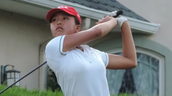 Jin, 14, Shoots 68 For Lead At Junior Girls Championship