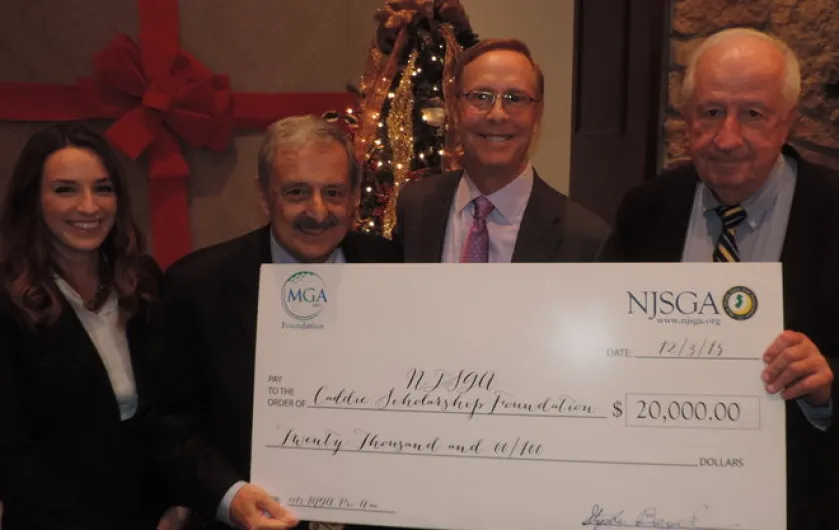 Mga Bestows Gift To NJSGA Caddie Scholarship Foundation