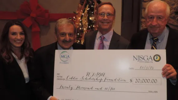 Mga Bestows Gift To NJSGA Caddie Scholarship Foundation