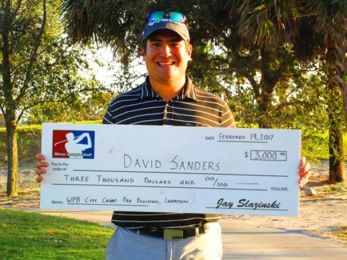 Former Amateur Champion David Sanders Wins Minor League Event