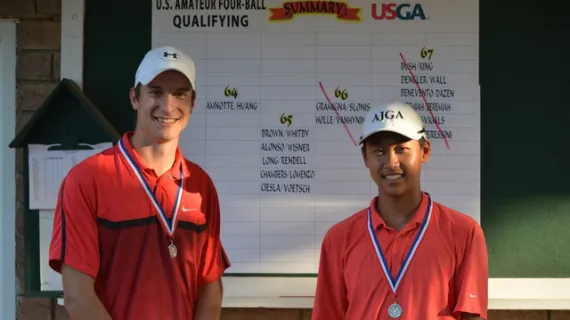 N.j Native Huang & Partner Advances To U.S. Four-ball Championship